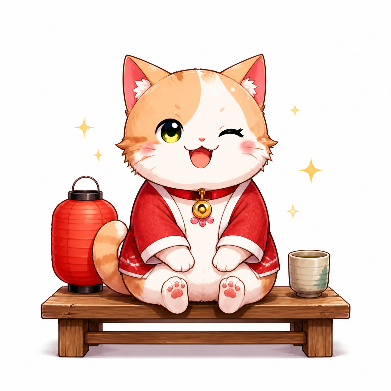 番猫の猫ランクイラスト