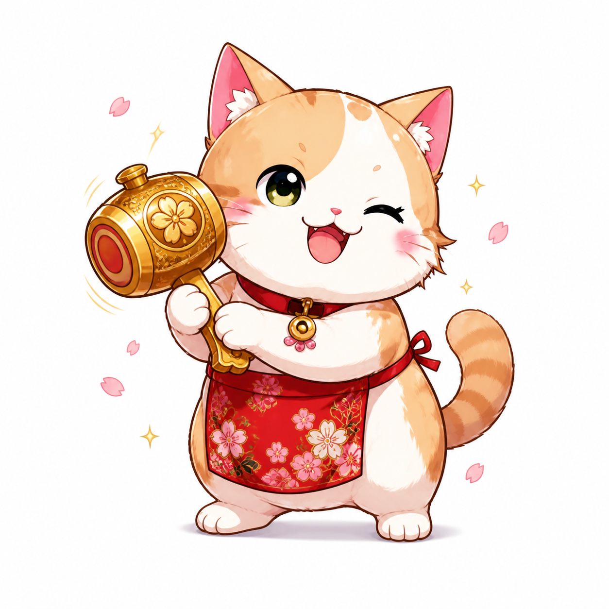 福猫の猫ランクイラスト