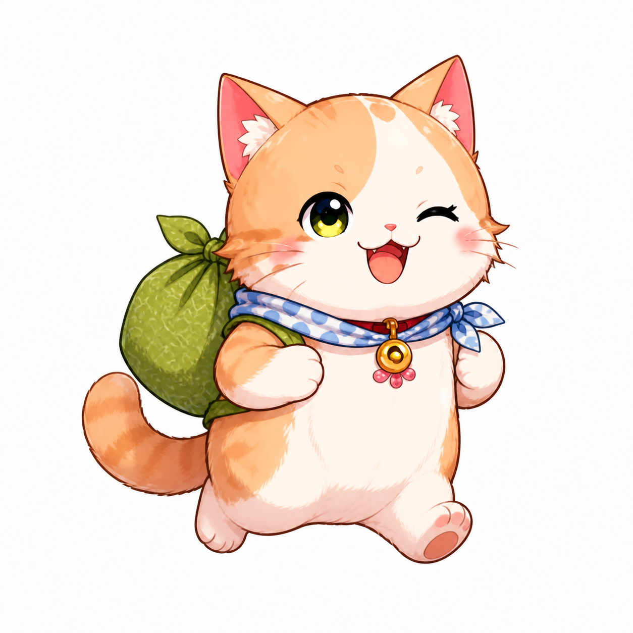 通い猫の猫ランクイラスト