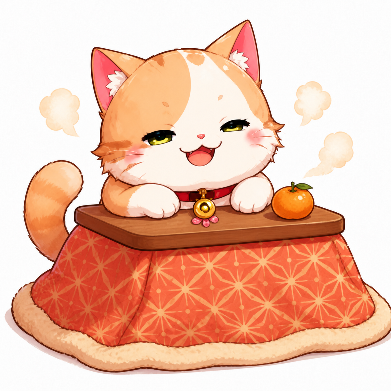 こたつ猫の猫ランクイラスト