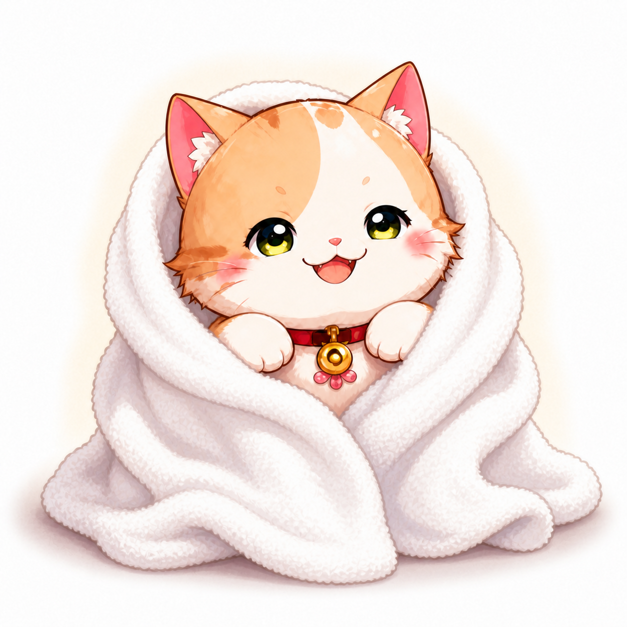 拾われた猫の猫ランクイラスト