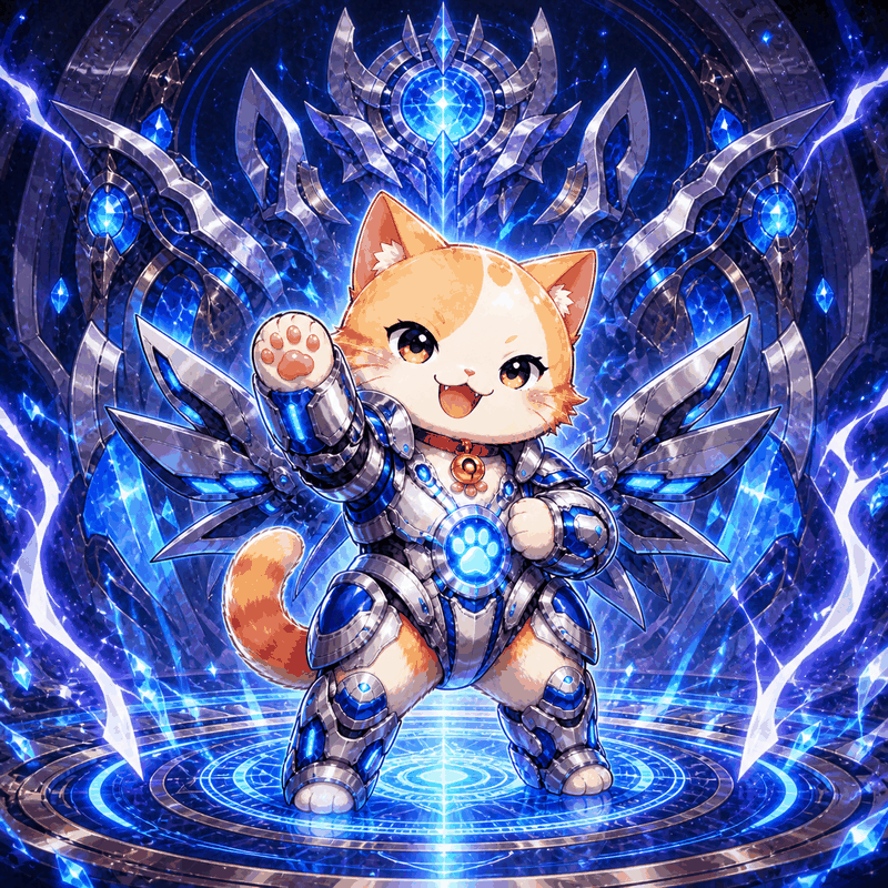 ロボ猫の猫ランクイラスト