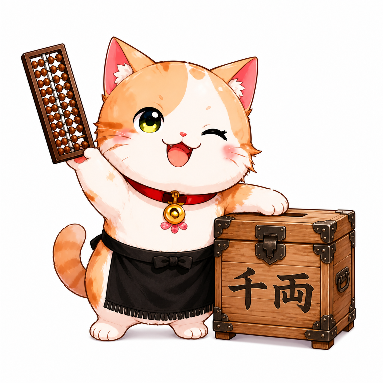 千両猫の猫ランクイラスト