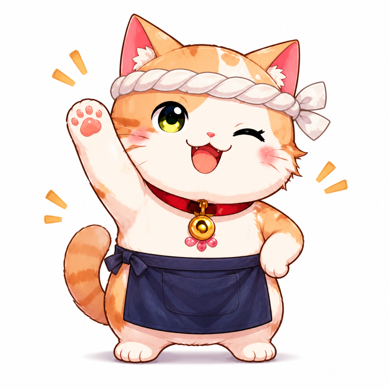 はたらき猫の猫ランクイラスト