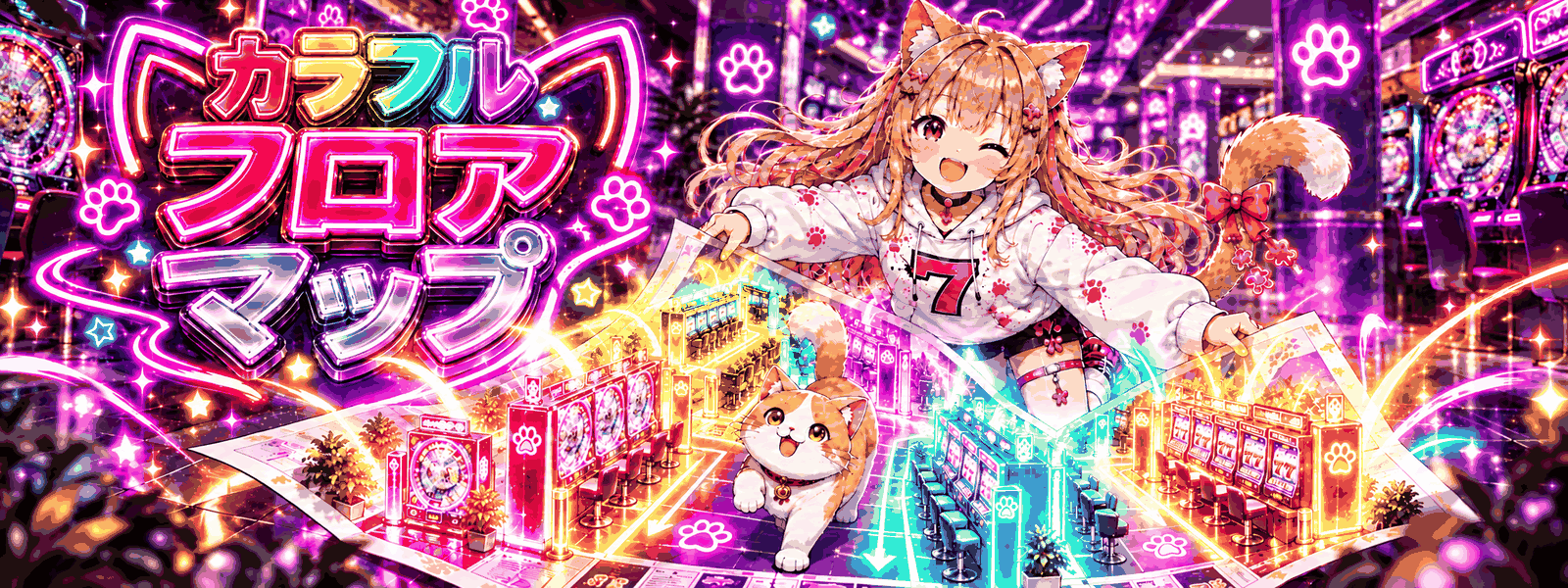 カラフルフロアマップ